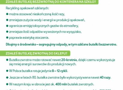 UCZESTNICY EKO AKCJI ZDALI BLISKO 11 TON BUTELEK