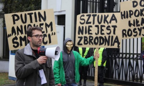 Polski artysta w obronie rosyjskiej sztuki i wolności słowa!