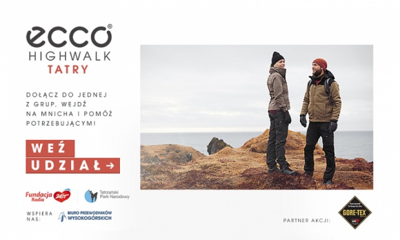Już w sobotę – wejście na Mnicha z ECCO HighWalk Tatry Styl życia, LIFESTYLE - Już w najbliższą sobotę – 11 października – dziesięciu wspaniałych ludzi, wyłonionych w specjalnym konkursie, wspólnie z Piotrem Pustelnikiem, Beatą Pawlikowską i Szymonem Majewskim będą wspinać się na szczyt legendarnej góry Mnich.