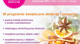 Wrocław: Aromatyczne Mikołajki w Lady Fitness Club Styl życia, LIFESTYLE - Bezpłatna sauna z aromatycznymi olejkami, darmowe pomiary składu ciała i zajęcia fitness m.in.: zumba, gimnastyka antycellulitowa, Indoor Walking i relaksujący stretching przy świecach – wszystko to plus wiele innych atrakcji czeka na wrocławianki 4 grudnia w klubie Lady Fitness.