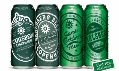 LIMITOWANA KOLEKCJA OPAKOWAŃ CARLSBERG VINTAGE LABEL SERIES