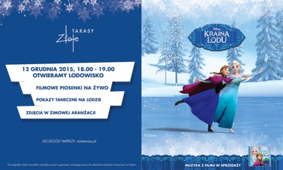 Odjazdowe otwarcie lodowiska przed Złotymi Tarasami! Styl życia, LIFESTYLE - W sobotę, 12 grudnia, o godzinie 18.00 odbędzie się inauguracja lodowiska*, położonego na placu zewnętrznym przed Złotymi Tarasami.
