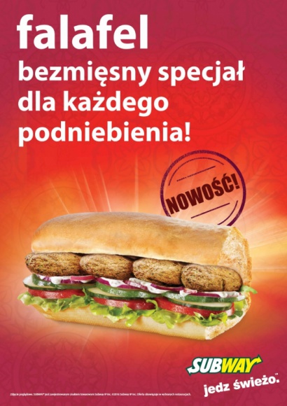 Nowość w restauracjach SUBWAY Styl życia, LIFESTYLE - Nowość w restauracjach SUBWAY