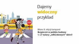 Dajemy widoczny przykład Styl życia, LIFESTYLE - Ponad 100 szkół, 200 przedstawień i 27 tys. „odblaskowych” dzieci – to bilans ósmej edycji kampanii społeczno-edukacyjnej Skanska „Bezpieczni w pobliżu budowy”.
