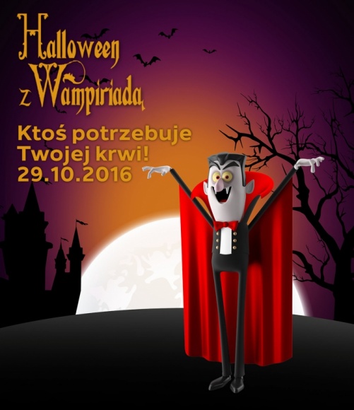Wampiriada w Bielsku-Białej Styl życia, LIFESTYLE - Halloween może kojarzyć się bardzo pozytywnie. Przekonamy się o tym już 29 października w Galerii Sfera. Czekają tam akcja poboru krwi, warsztaty z dyniowego carvingu oraz wiele atrakcji dla najmłodszych