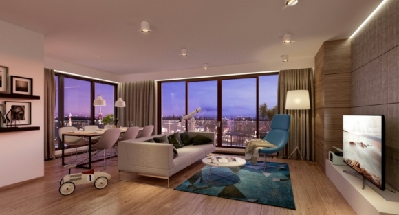 Wrocławianie chcą mieszkać wysoko Styl życia, LIFESTYLE - 55-metrowa wieża Angel River dopiero powstaje. Mimo to 75% apartamentów na czterech najwyższych piętrach znalazło już właścicieli. Co jest atutem tej lokalizacji?