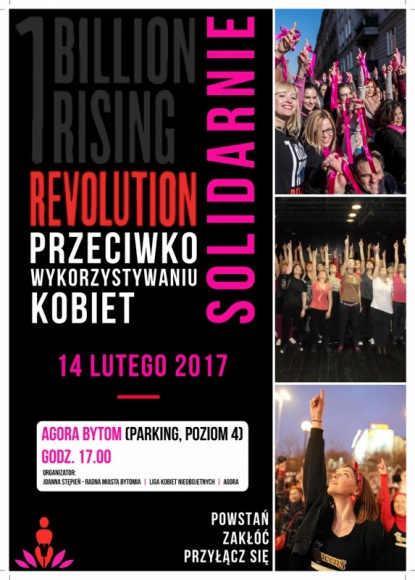 Zatańcz i powiedz NIE przemocy wobec kobiet Styl życia, LIFESTYLE - Dość gwałtom na randkach - to hasło uczestniczek akcji „Nazywam się Miliard/One Billion Rising”. W Walentynki zaprotestują w Agorze Bytom przeciwko przemocy wobec kobiet. Wciąż można do nich dołączyć.