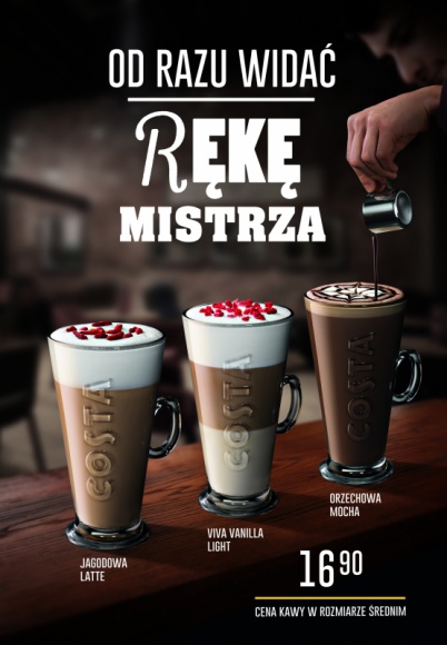 Wiosenny bukiet smaków w COSTA COFFEE Styl życia, LIFESTYLE - Nowe, wiosenne menu COSTA COFFEE, a w nim m.in. smaki i aromaty jagód goji, granatu oraz słodkiej wanilii.
