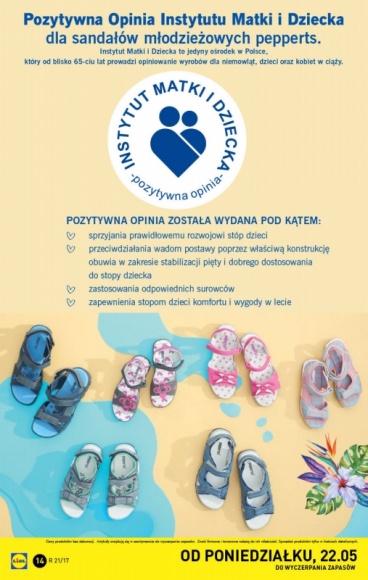 BUTY W LIDLU Z POZYTYWNĄ OPINIĄ INSTYTUTU MATKI I DZIECKA Styl życia, LIFESTYLE - Sprzyjają prawidłowemu rozwojowi stóp dzieci, przeciwdziałają wadom postawy oraz zapewniają komfort i wygodę.