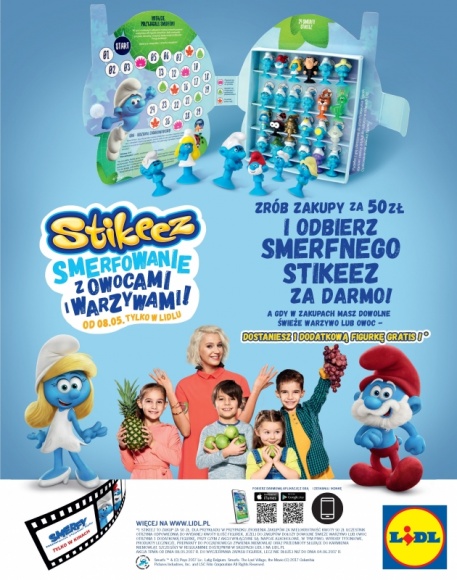 SMERFOWANIE Z OWOCAMI I WARZYWAMI – LIDL ZACHĘCA DZIECIAKI DO ZDROWEGO ODŻYWIA Styl życia, LIFESTYLE - Po ostatniej książce „Rodzinna Kuchnia Lidla”, przygotowanej z myślą o wspólnym gotowaniu z dziećmi, Lidl podjął kolejne działania w celu promowania idei zdrowego i zbilansowanego odżywiania wśród juniorów.