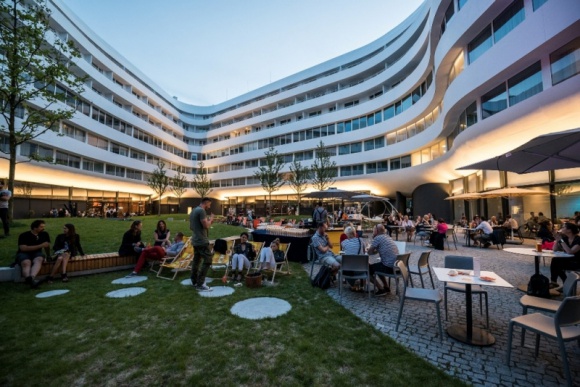 Otwarcie zielonego patio w centrum Wrocławia