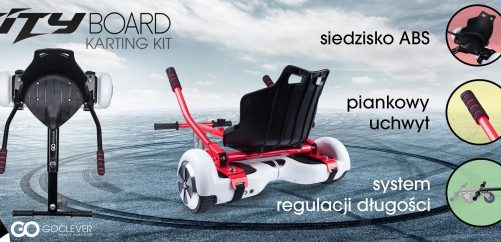 CITY BOARD Karting Kit – zmień deskorolkę w gokarta!