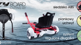 CITY BOARD Karting Kit – zmień deskorolkę w gokarta! Styl życia, LIFESTYLE - Goclever CITY BOARD Karting Kit, to nakładka która pozwala w prosty sposób przekształcić klasyczną samobalansującą deskorolkę elektryczną w niezwykle stabilnego i łatwego do prowadzenia gokarta.