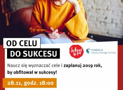 Osiągnij noworoczny cel. Darmowe warsztaty w Bytomiu