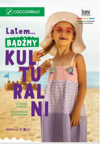 Coccodrillo partnerem Sceny Kulturalnej „Latem bądźmy kulturalni” Styl życia, LIFESTYLE - Marka Cocodrillo dołączyła do grona firm wspierających wydarzenia w ramach Sceny Kulturalnej.