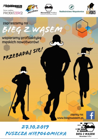Bieg z Wąsem w Puszczy Niepołomickiej