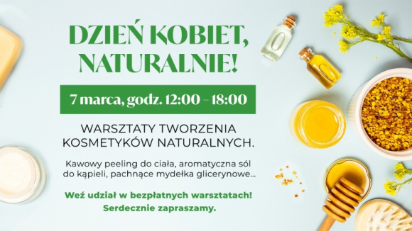 Spędź Dzień Kobiet naturalnie w ETC Swarzędz Styl życia, LIFESTYLE - Dzień Kobiet zbliża się wielkimi krokami. Jak go spędzić? Zrób sobie lub bliskiej osobie prezent – przygotuj własnoręcznie mydełko lub peeling do ciała. To wcale nie jest trudne, a przyniesie wiele radości. ETC Swarzędz zaprasza na niecodzienne warsztaty.