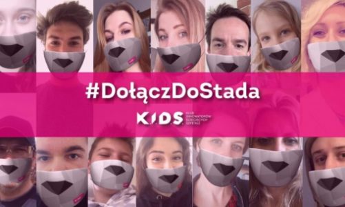 #DołączDoStada K.I.D.S. – gwiazdy zakładają maseczki „wilka",by wspierać lekarzy