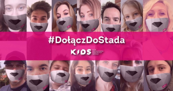 #DołączDoStada K.I.D.S. – gwiazdy zakładają maseczki „wilka",by wspierać lekarzy