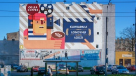 Murale w sercach miast na urodziny COSTA COFFEE
